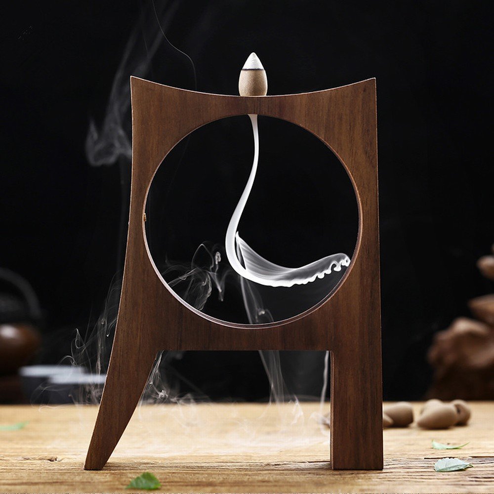 アロマ・キャンドル atomdesign INCENSE STAND BLACK WALNUT